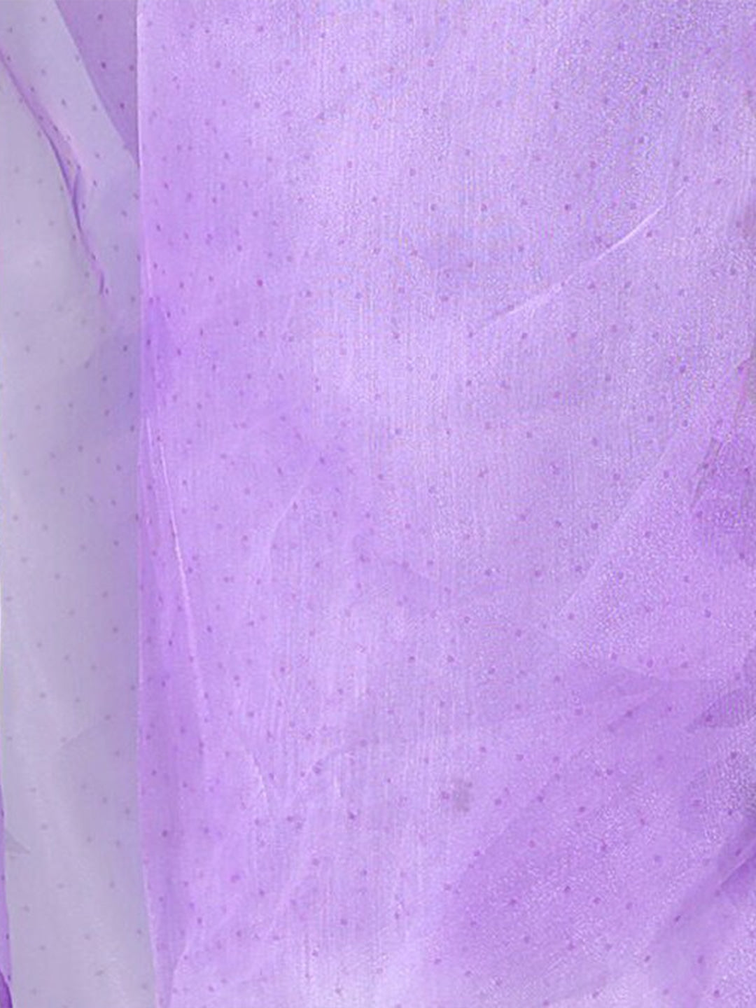 Floral Printed Bollywood Organza Saree - Purple - ShopeClub