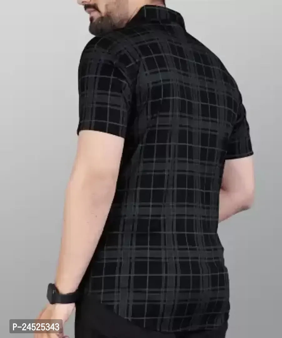 Men Regular Fit Printed Spread Collar Casual Shirt - ShopeClub