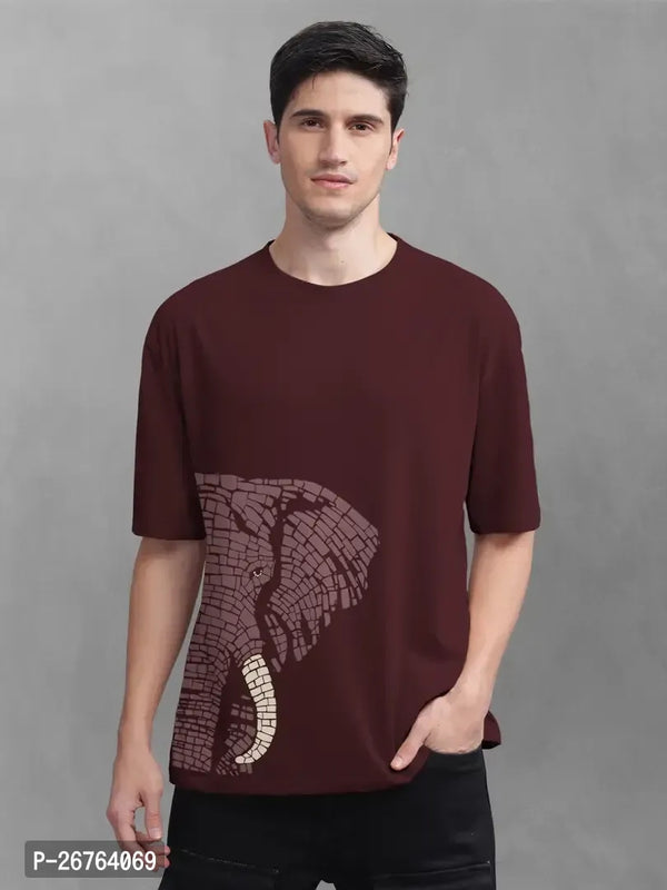 Reliable Cotton Blend Printed Tees For Men - ShopeClub